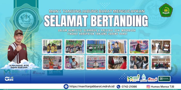 MAN 1 Tanjung Jabung Barat Ikuti KOMPAS Madrasah Tingkat Kabupaten Tahun 2026 MAN 1 Tanjung Jabung Barat Ikuti KOMPAS Madrasah Tingkat Kabupaten Tahun 2026