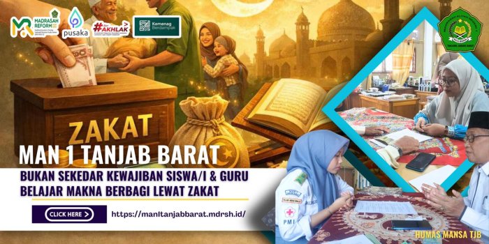 Peserta Didik dan Guru MAN 1 Tanjung Jabung Barat Tunaikan Zakat Fitrah dan Zakat Mal Peserta Didik dan Guru MAN 1 Tanjung Jabung Barat Tunaikan Zakat Fitrah dan Zakat Mal