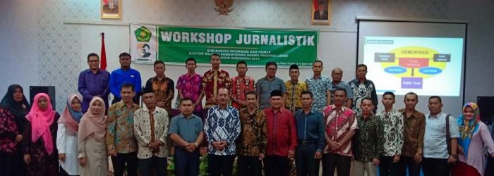 MAN 1 TANJUNG JABUNG BARAT IKUTI WORKSHOP JURNALISTIK SE-PROVINSI JAMBI