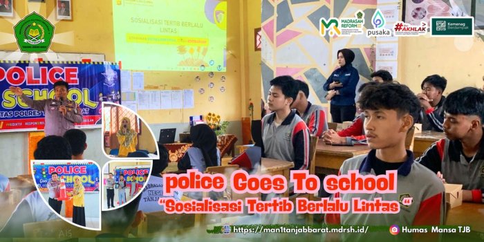 Polres Tanjung Jabung Barat Gelar Police Goes to School di MAN 1 Tanjung Jabung Barat