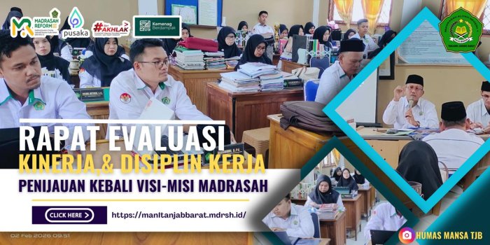 Rapat Majelis Guru dan Tendik MAN 1 Tanjung Jabung Barat Perkuat Tupoksi dan Disiplin Kerja Rapat Majelis Guru dan Tendik MAN 1 Tanjung Jabung Barat Perkuat Tupoksi dan Disiplin Kerja
