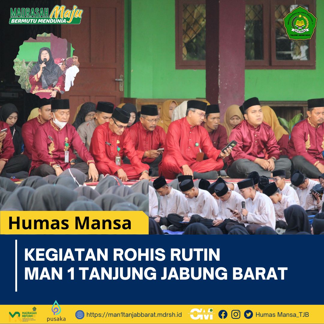 Rohis Jumat Rutin MAN 1 Tanjung Jabung Barat 