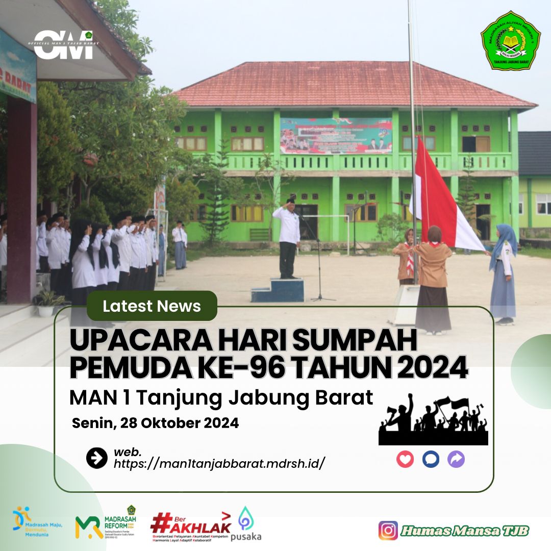 Upacara Hari Sumpah Pemuda ke-96 Tahun 2024 MAN 1 Tanjung Jabung Barat Upacara Hari Sumpah Pemuda ke-96 Tahun 2024 MAN 1 Tanjung Jabung Barat