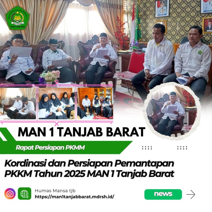 Persiapan PKKM MAN 1 Tanjung Jabung Barat, Kepala Madrasah Tekankan Penilaian sebagai Evaluasi Lembaga Secara Menyeluruh Persiapan PKKM MAN 1 Tanjung Jabung Barat, Kepala Madrasah Tekankan Penilaian sebagai Evaluasi Lembaga Secara Menyeluruh