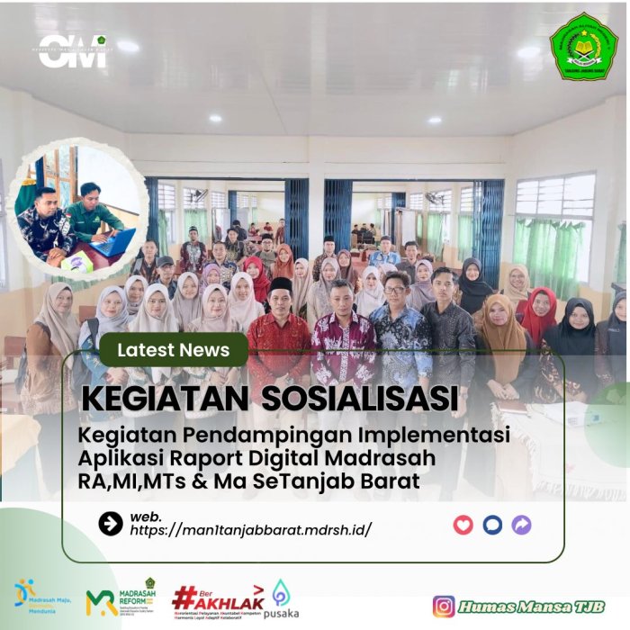 Operator RDM MAN 1 Tanjung Jabung Barat Ikuti Sosialisasi Penerapan Rapor Digital Madrasah Operator RDM MAN 1 Tanjung Jabung Barat Ikuti Sosialisasi Penerapan Rapor Digital Madrasah