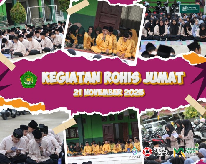 Rohis MAN 1 Tanjab Barat Hadirkan Jumat yang Menguatkan Hati Rohis MAN 1 Tanjab Barat Hadirkan Jumat yang Menguatkan Hati