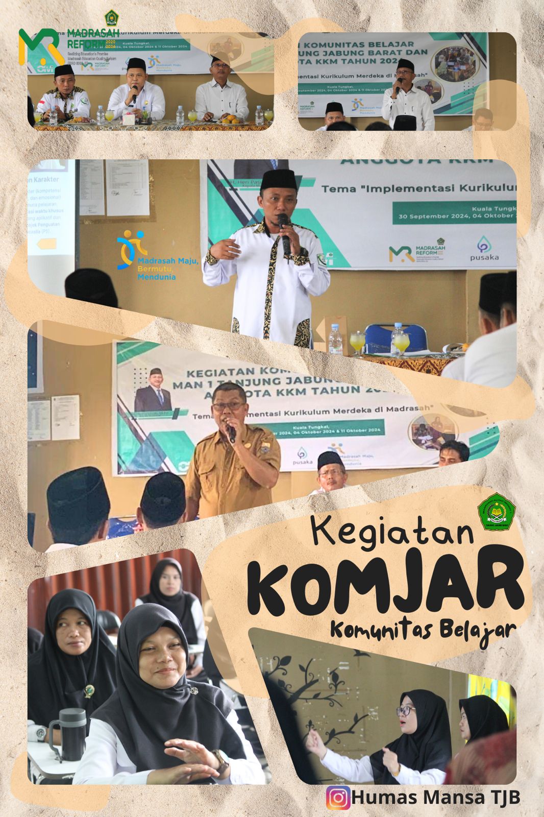 Kegiatan Komunitas Belajar MAN 1 Tanjung Jabung Barat dan Anggota KKM Kegiatan Komunitas Belajar MAN 1 Tanjung Jabung Barat dan Anggota KKM