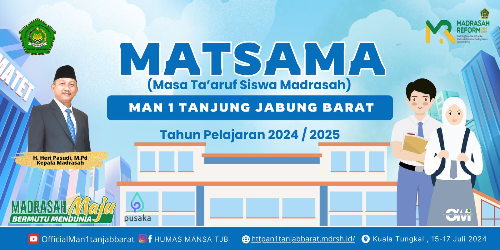 MATSAMA MAN 1 Tanjung Jabung Barat Tahun Ajaran 2024/2025