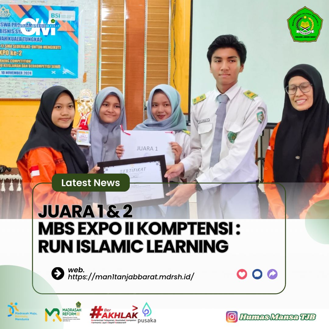 Siswa MAN 1 Tanjung Jabung Barat Menjuarai Ajang Lomba EXPO MBS Expo II IAI An-Nadwah