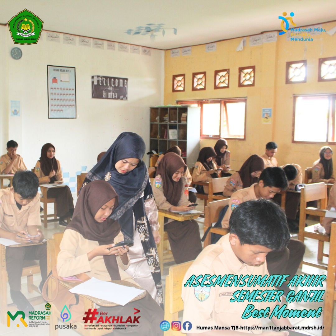 Asesmen Sumatif Akhir Semester Ganjil Tahun 2024 Berbasis Android MAN 1 Tanjung Jabung Barat