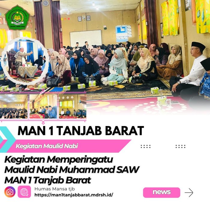 MAN 1 Tanjung Jabung Barat Gelar Peringatan Maulid Nabi Muhammad SAW 1447 H MAN 1 Tanjung Jabung Barat Gelar Peringatan Maulid Nabi Muhammad SAW 1447 H