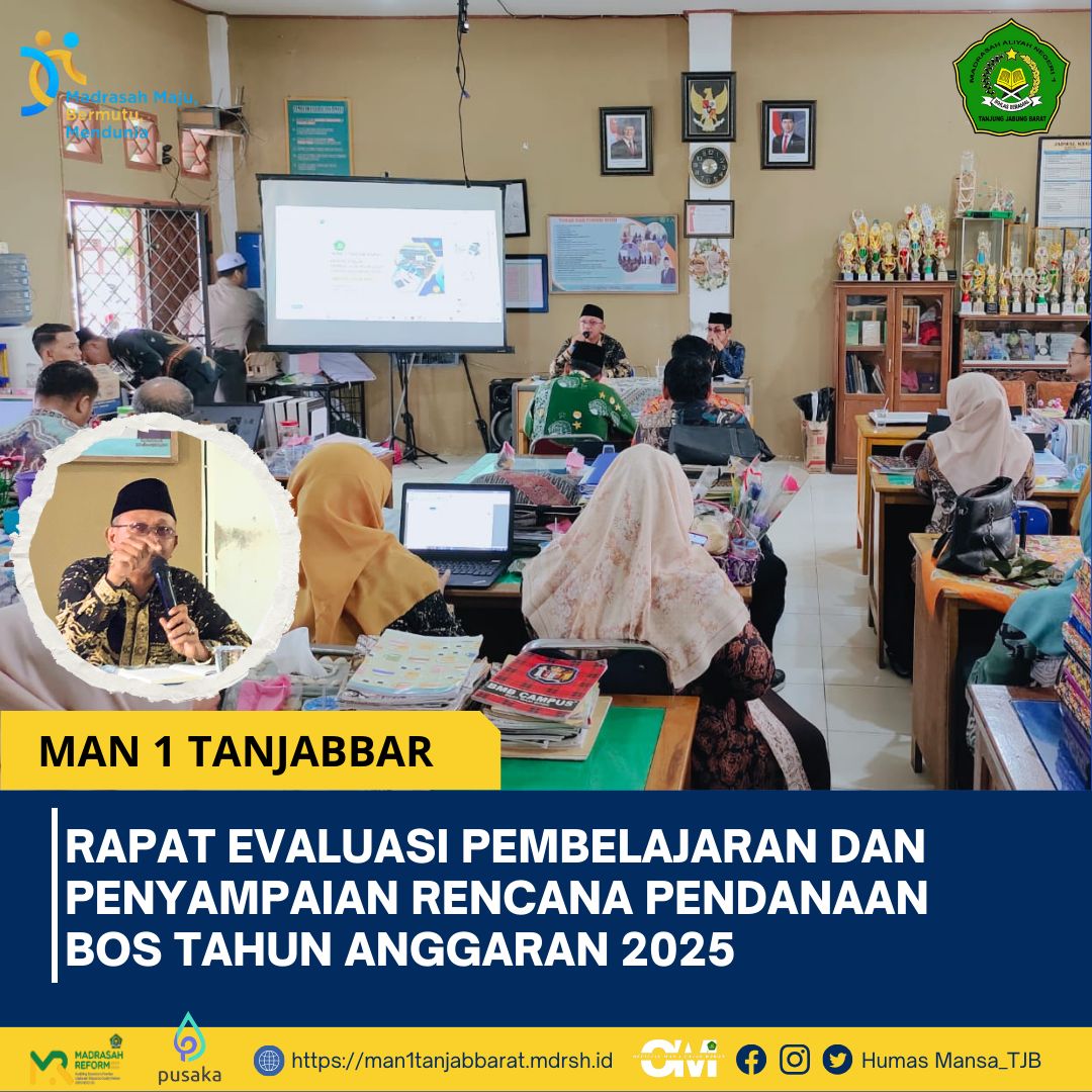 Rapat Evaluasi Penggunaan Anggaran Dana Bos dan Rencana Anggaran Dana Bos Tahun 2025