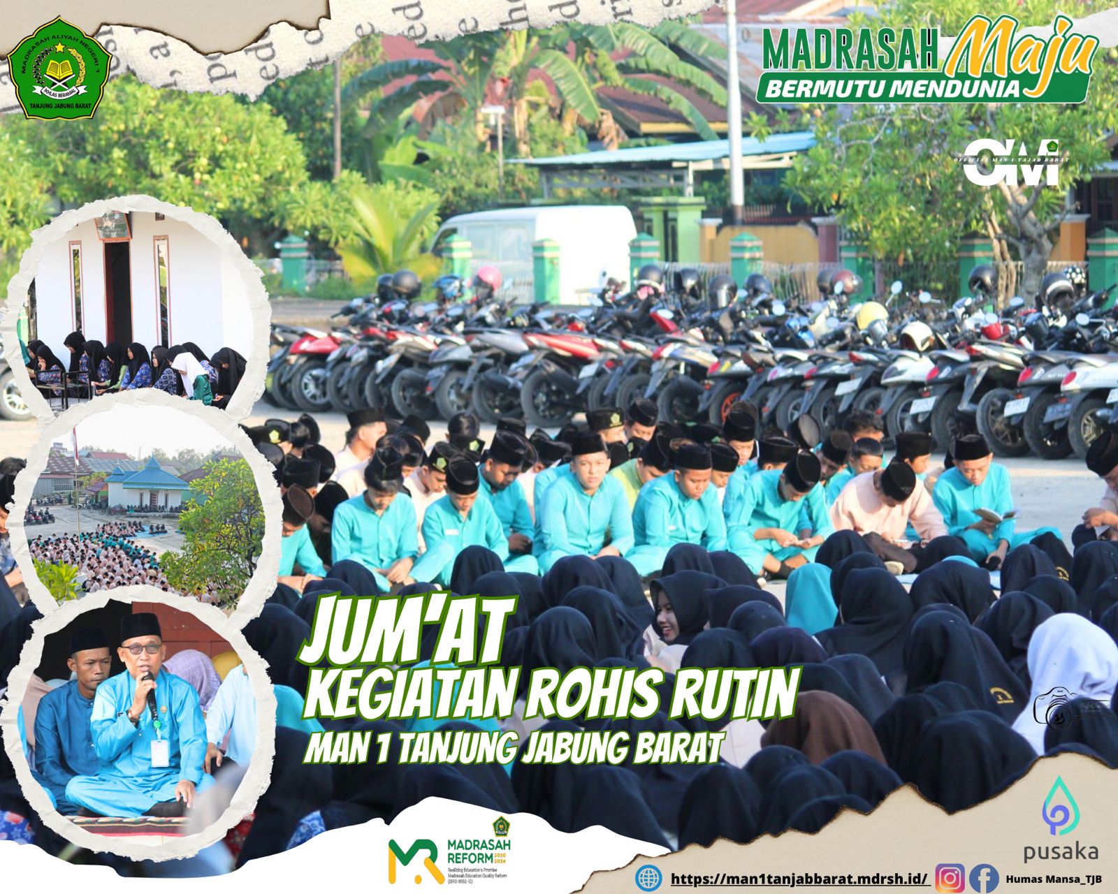 Rohis Jum'at MAN 1 Tanjung Jabung Barat Tahun Ajaran 2024/2025