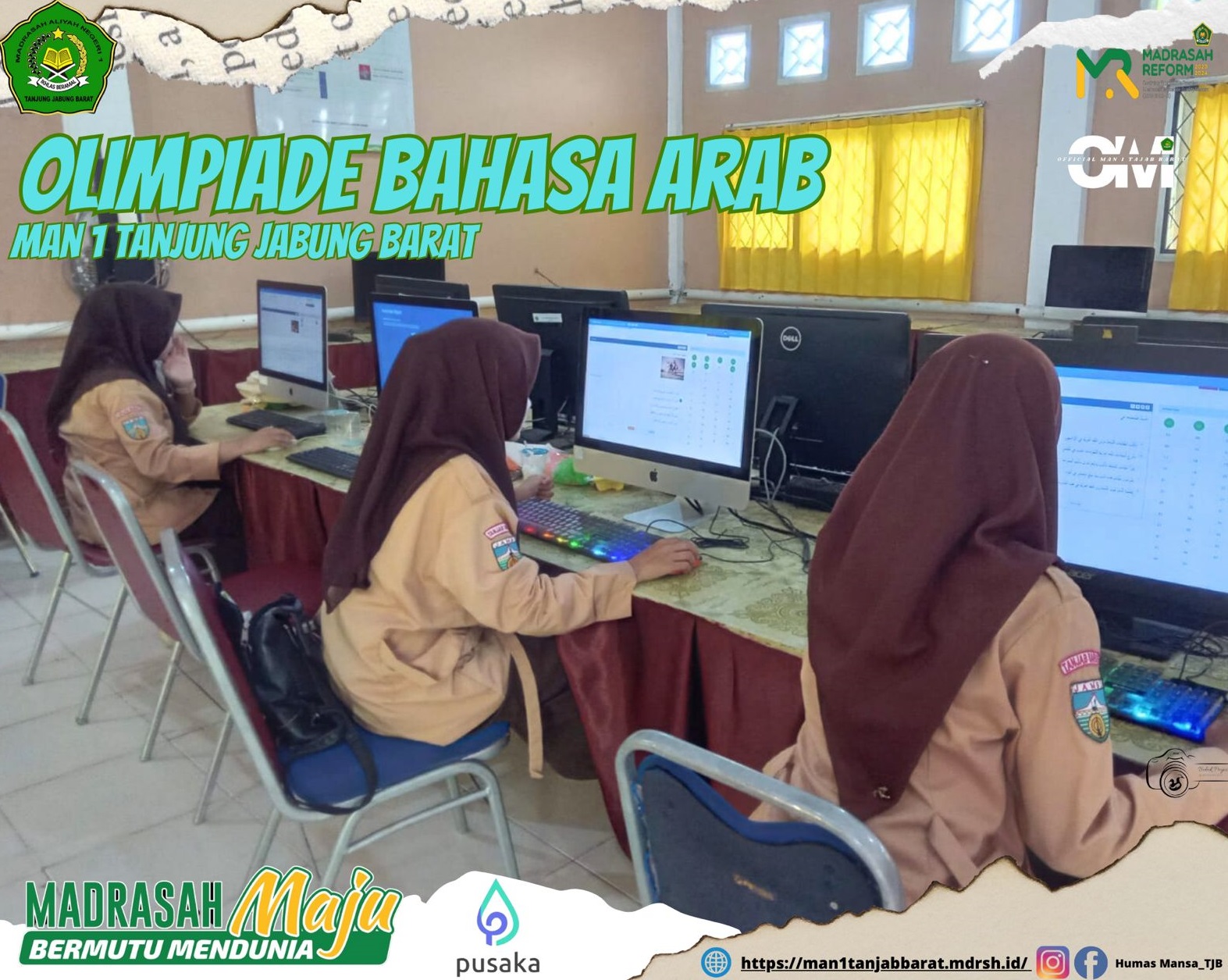 Tiga Siswa MAN 1 Tanjung Jabung Barat Ikuti Olimpiade Bahasa Arab ke-7 Tiga Siswa MAN 1 Tanjung Jabung Barat Ikuti Olimpiade Bahasa Arab ke-7