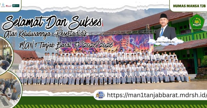 Kepala MAN 1 Tanjung Jabung Barat Tetapkan Kelulusan 177 Peserta Didik Kelas XII Tahun Pelajaran 2025-2026
