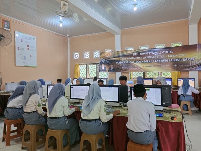 MAN 1 Tanjung Jabung Barat Gelar TKA Serentak Nasional MAN 1 Tanjung Jabung Barat Gelar TKA Serentak Nasional