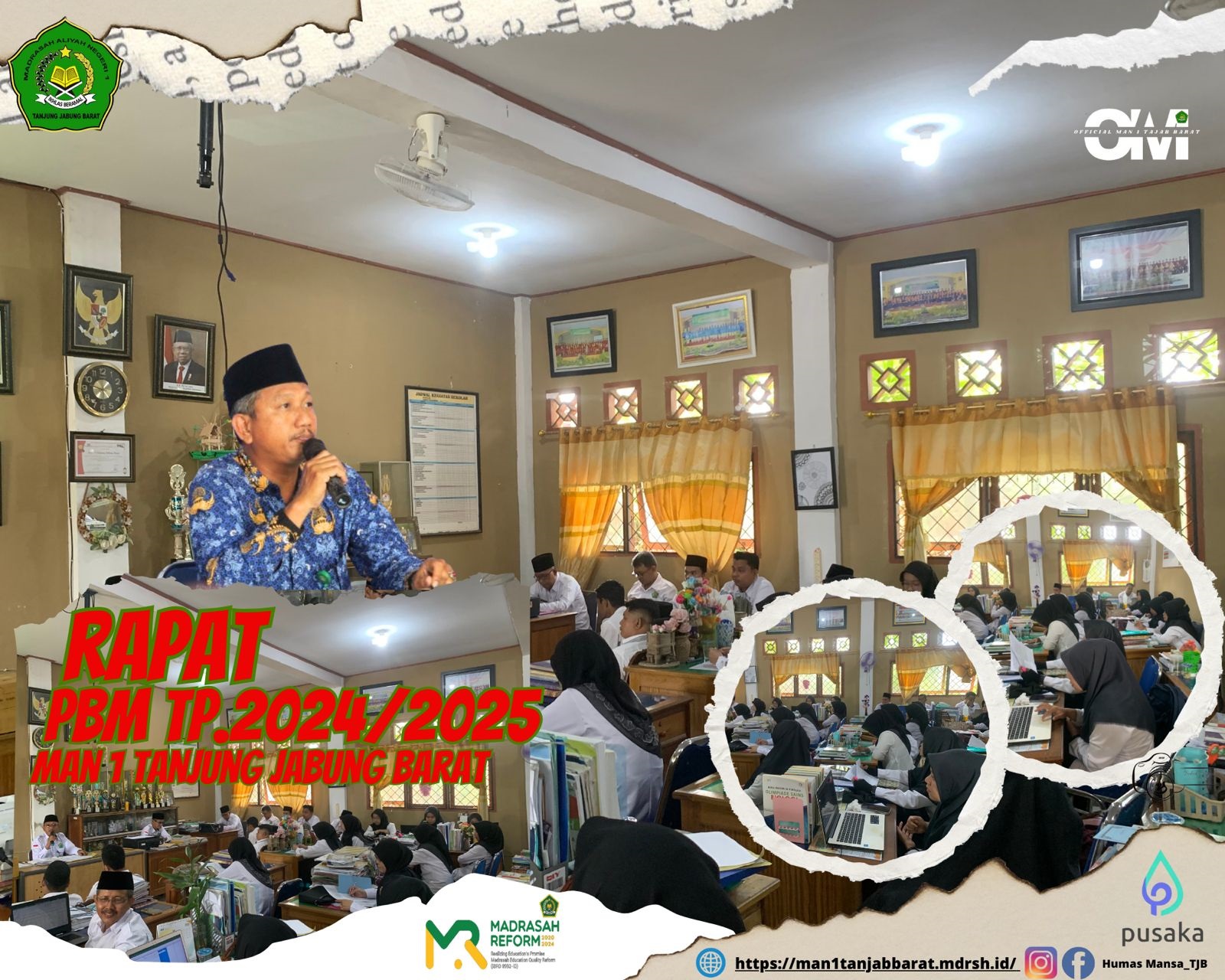 Gelar Rapat Persiapan Tahun Ajaran 2024/2025