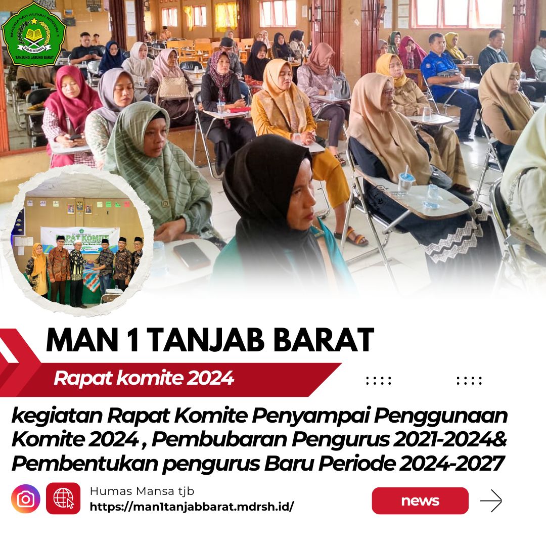 Rapat Komite Tahun 2025 MAN 1 Tanjung Jabung Barat 